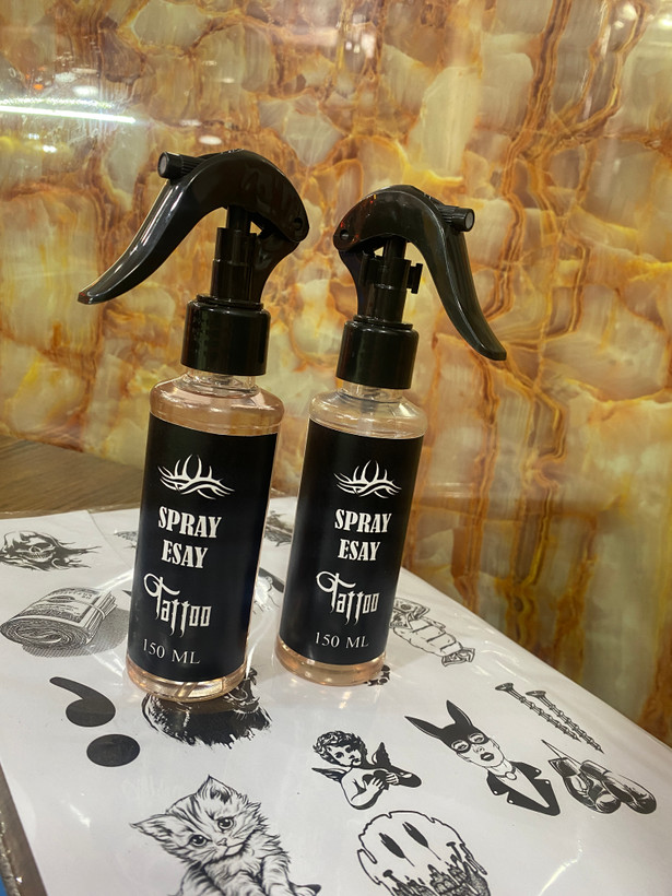 اسپری تتو موقت بهمراه ۲۰۰ طرح رایگان