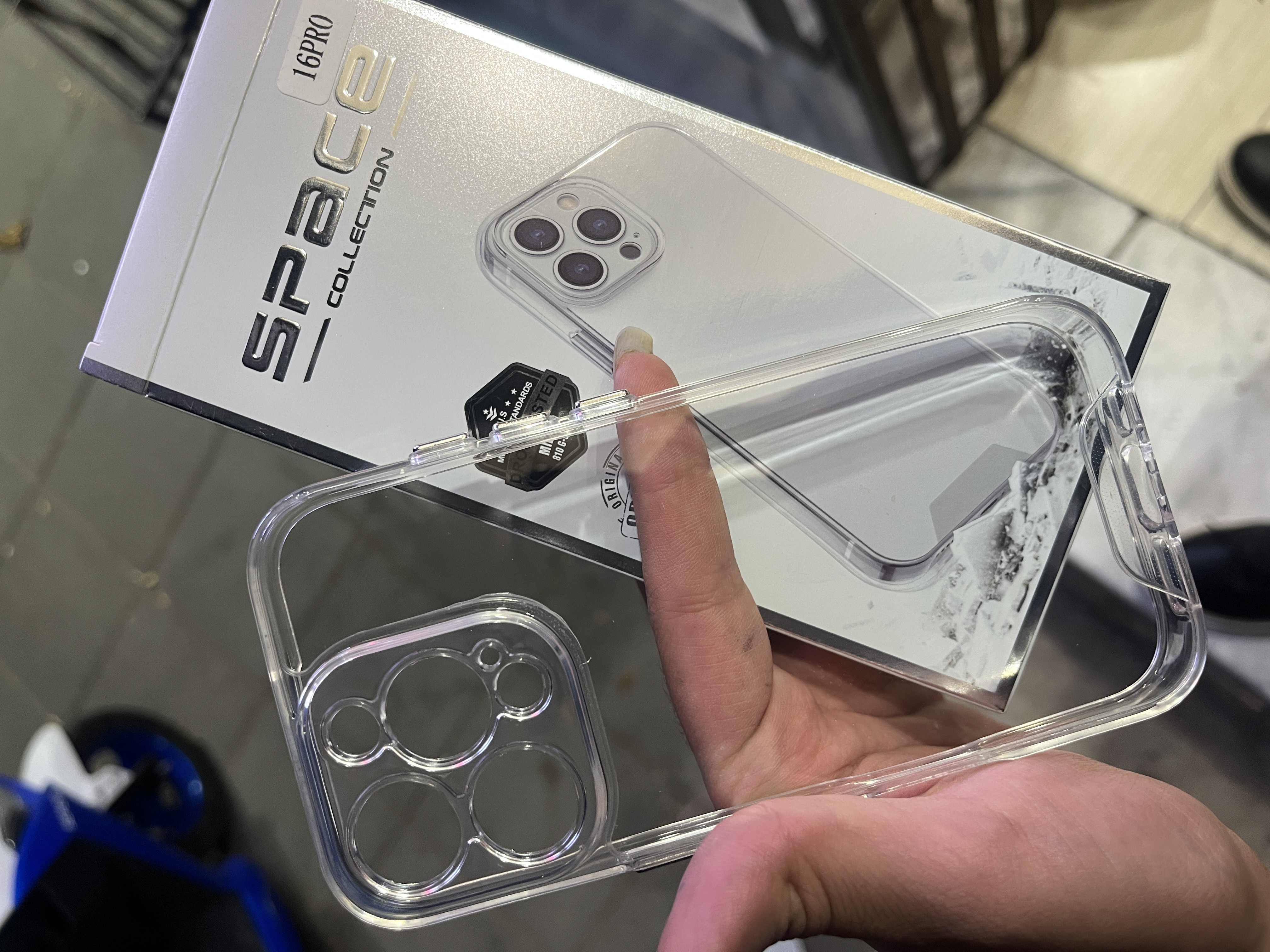 قاب شفاف space آیفون ۱۶ پرو